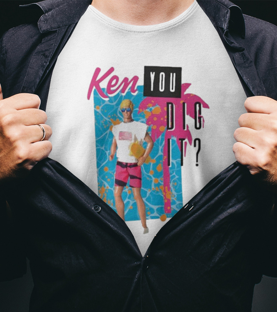 Ken You Dig It I Am Kenough Barbi Ken Surf T-Shirt