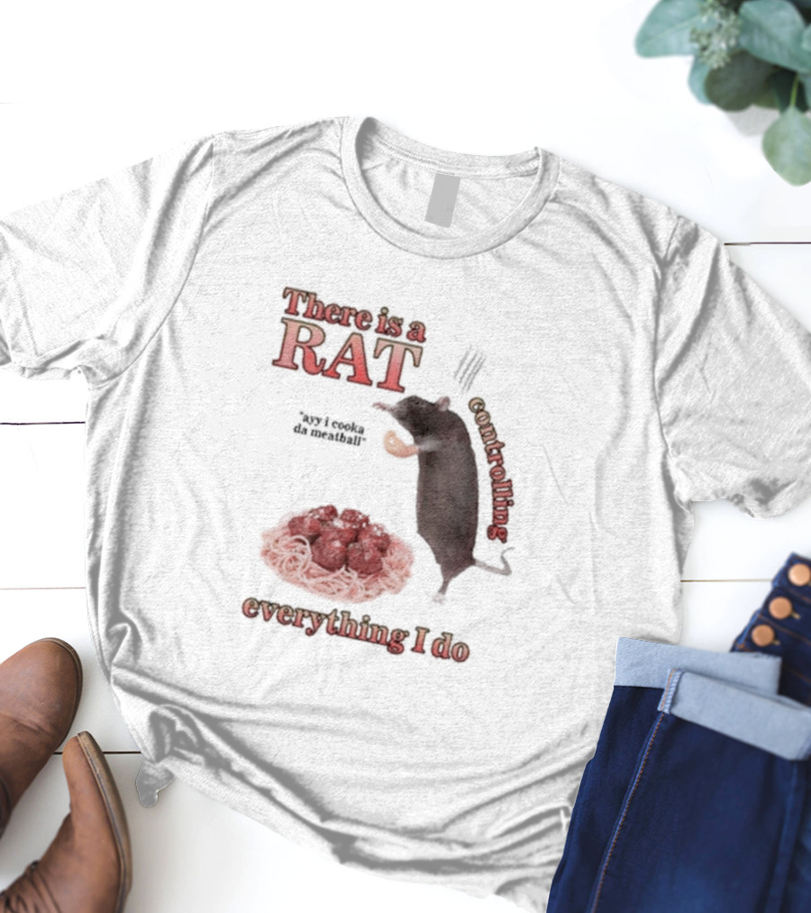 There Is A Rat Controlling Everything I Do Ayy I Cooka Da Meatball T-Shirt