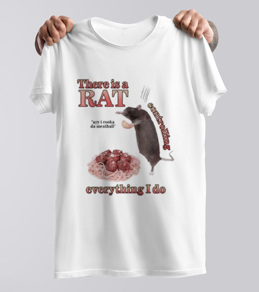 There Is A Rat Controlling Everything I Do Ayy I Cooka Da Meatball T-Shirt
