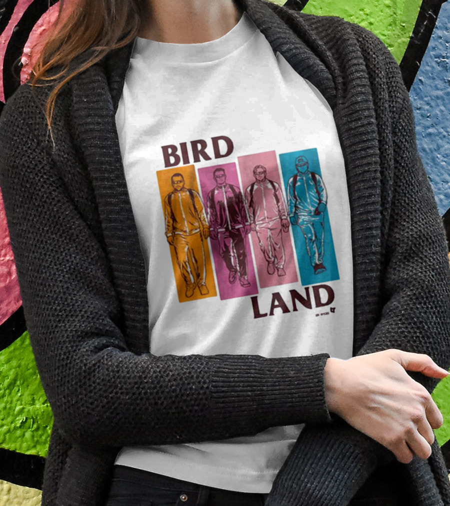 BIRDLAND BROS WALKING COLOR PANELS T-Shirt