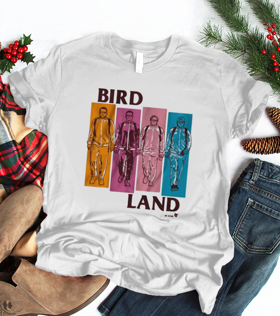 BIRDLAND BROS WALKING COLOR PANELS T-Shirt