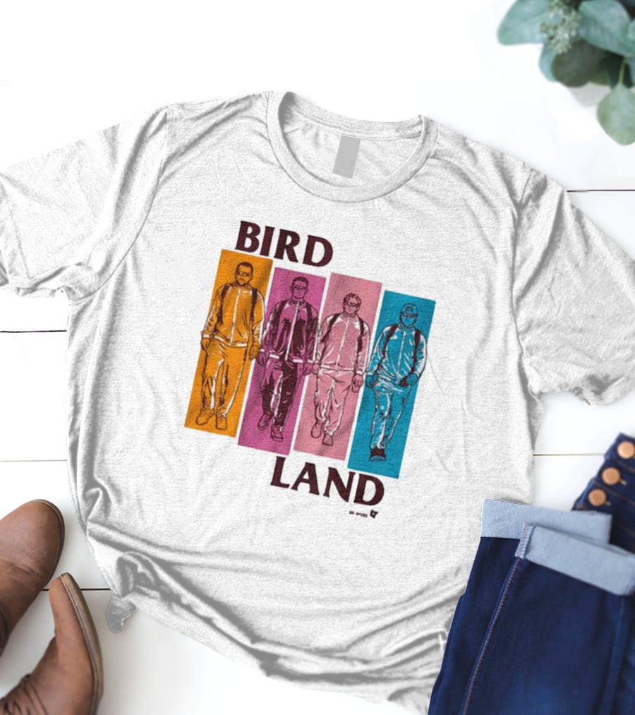 BIRDLAND BROS WALKING COLOR PANELS T-Shirt
