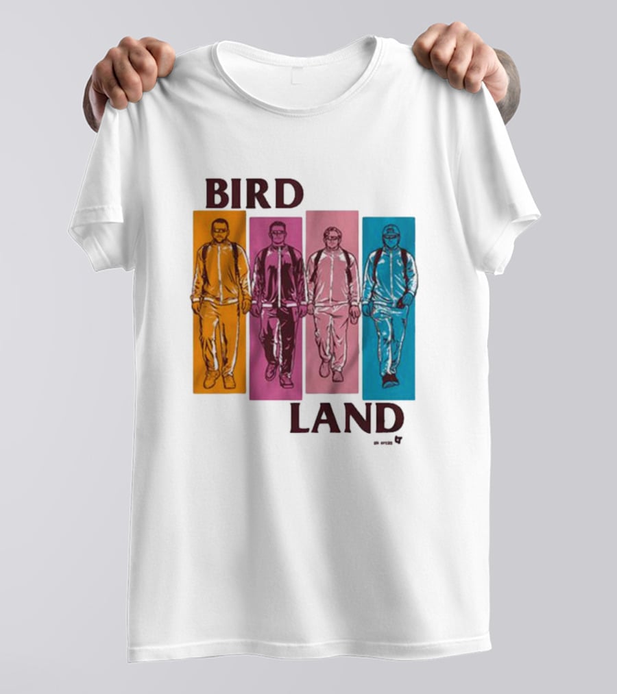 BIRDLAND BROS WALKING COLOR PANELS T-Shirt