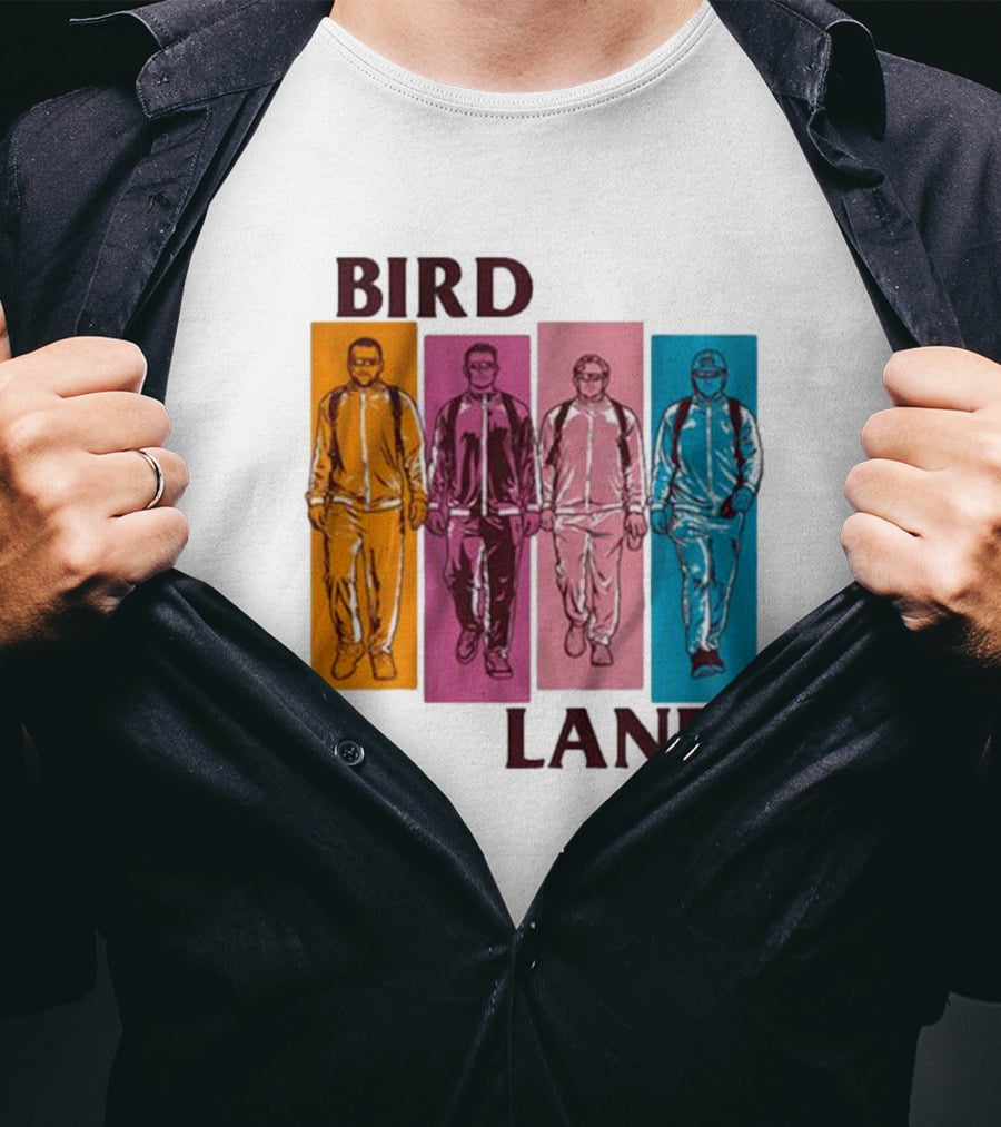 BIRDLAND BROS WALKING COLOR PANELS T-Shirt