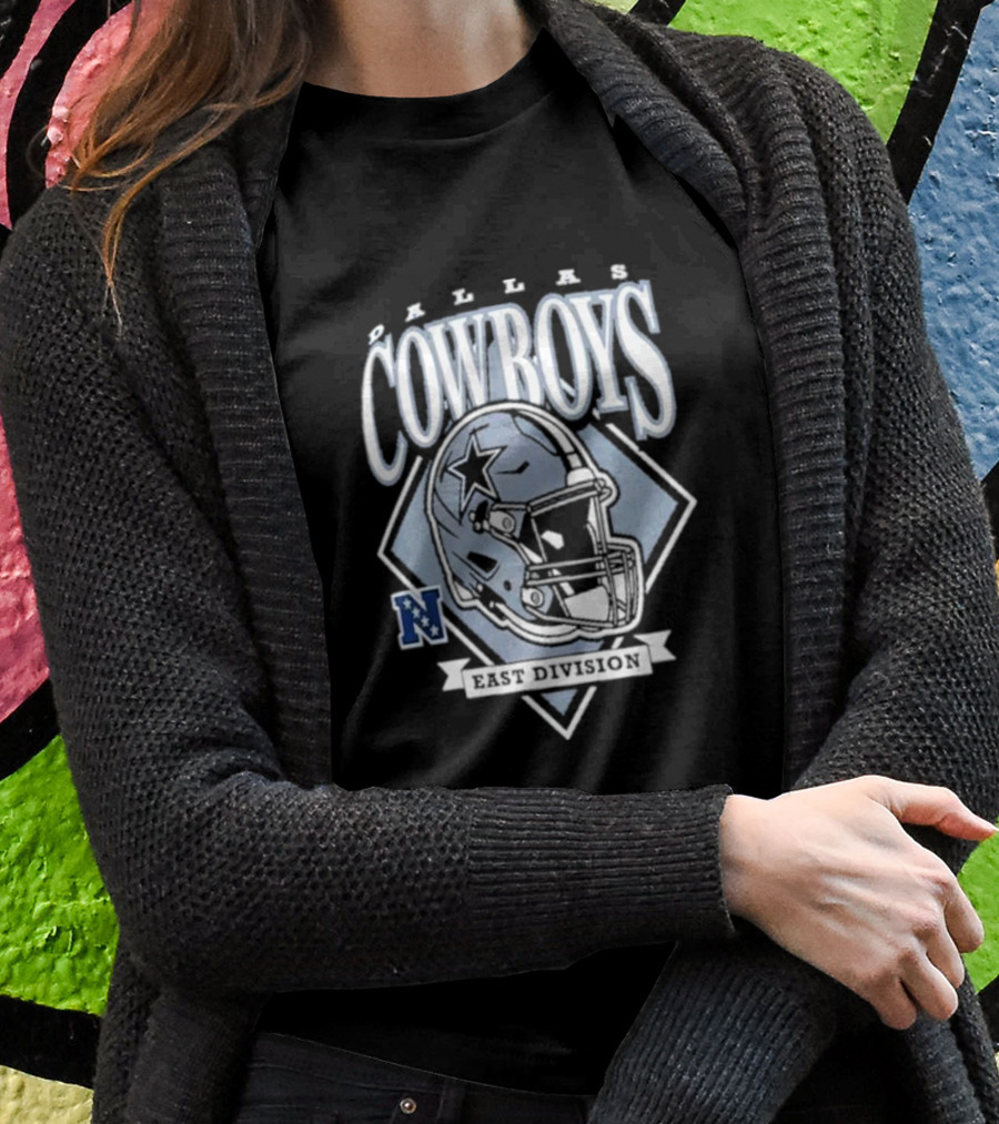 Dallas Cowboys East Division Helmet Graphic NFL T-Shirt