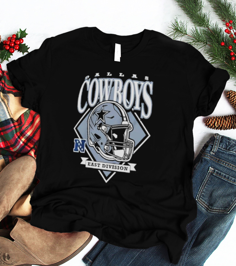 Dallas Cowboys East Division Helmet Graphic NFL T-Shirt