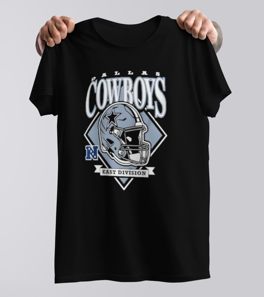Dallas Cowboys East Division Helmet Graphic NFL T-Shirt