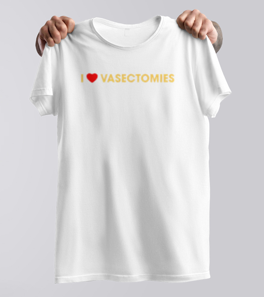 I Heart Vasectomies Ejaculateresponsibly Merch Gabrielle Blair T-Shirt