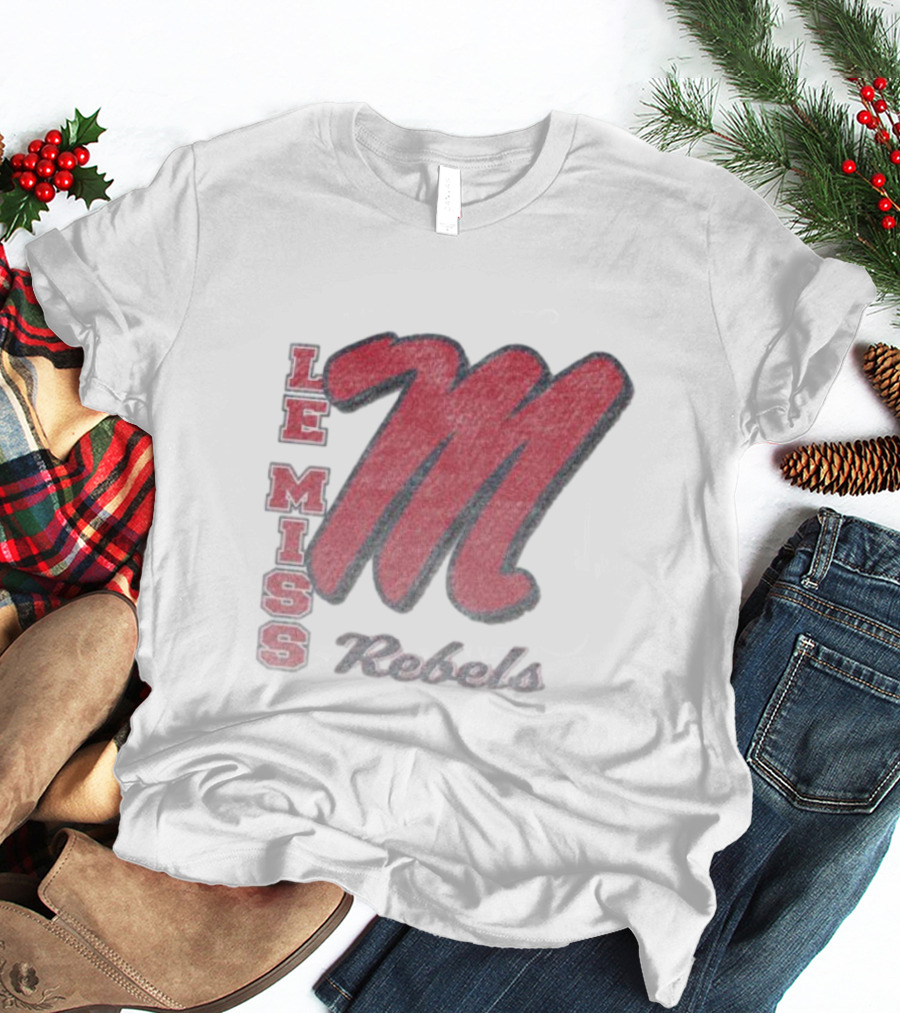Ole Miss Rebels Vintage M Logo Phase Out ’47 Franklin T-Shirt
