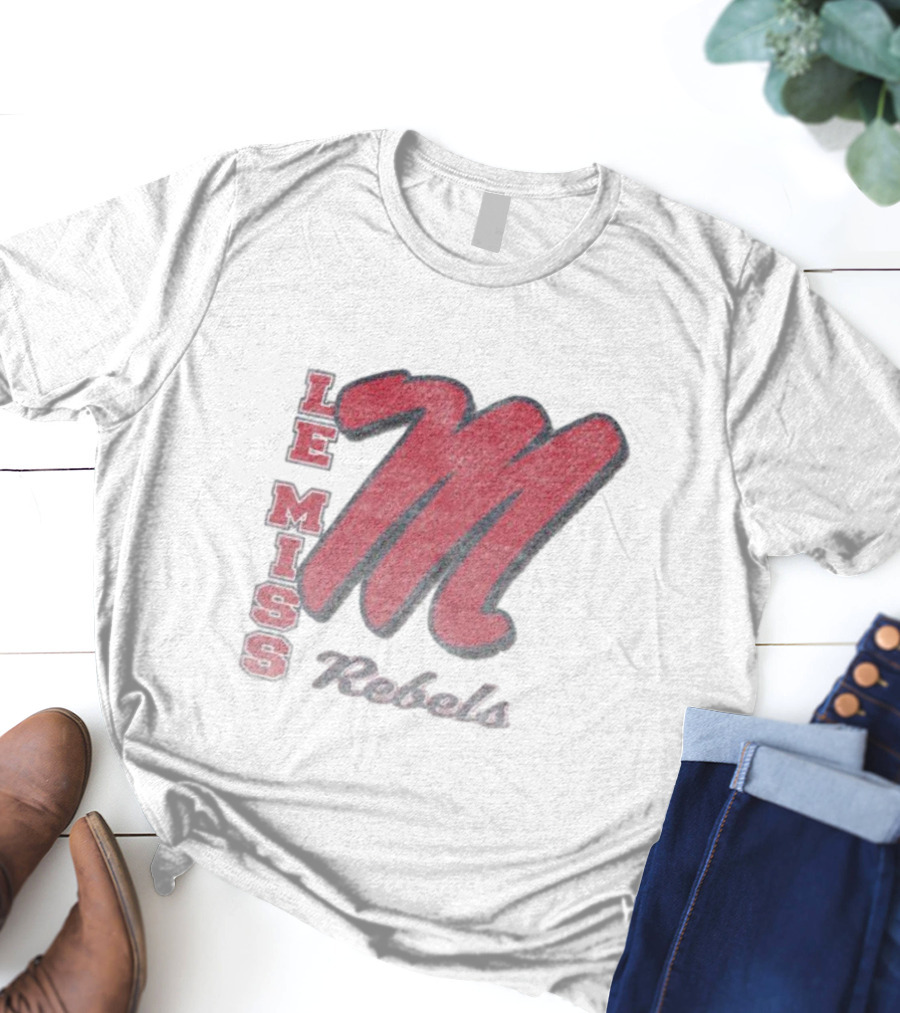 Ole Miss Rebels Vintage M Logo Phase Out ’47 Franklin T-Shirt