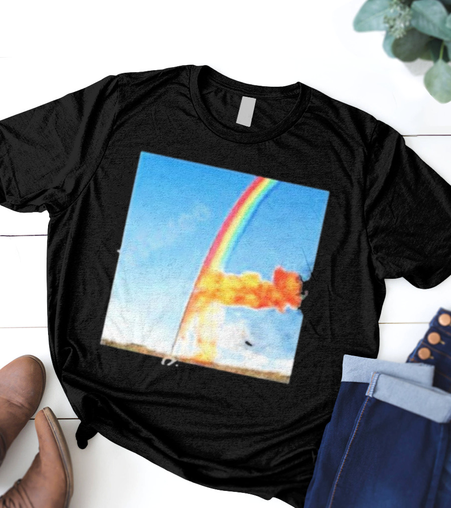 Sigur Rós Merch Átta Rainbow And Explosion T-Shirt
