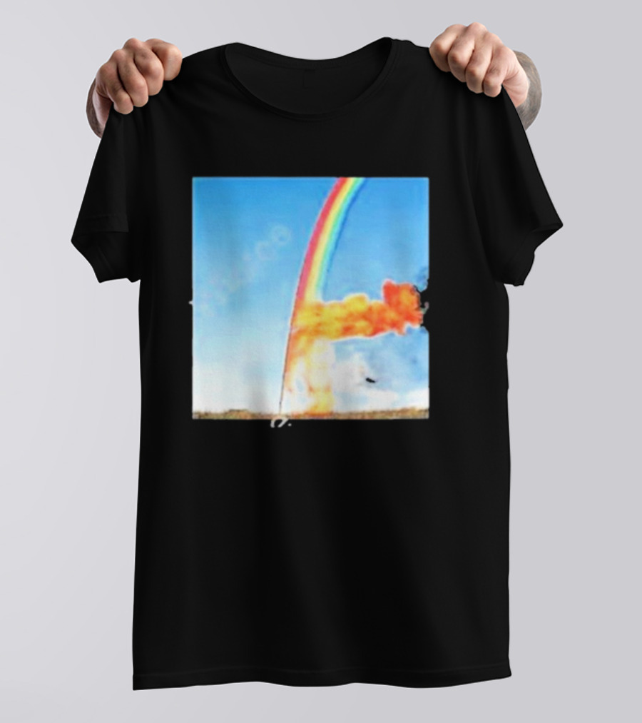 Sigur Rós Merch Átta Rainbow And Explosion T-Shirt