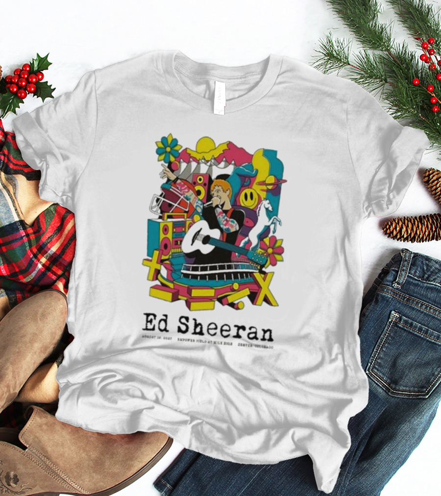 Ed Sheeran August 19 Empower Explore Inspire T-Shirt