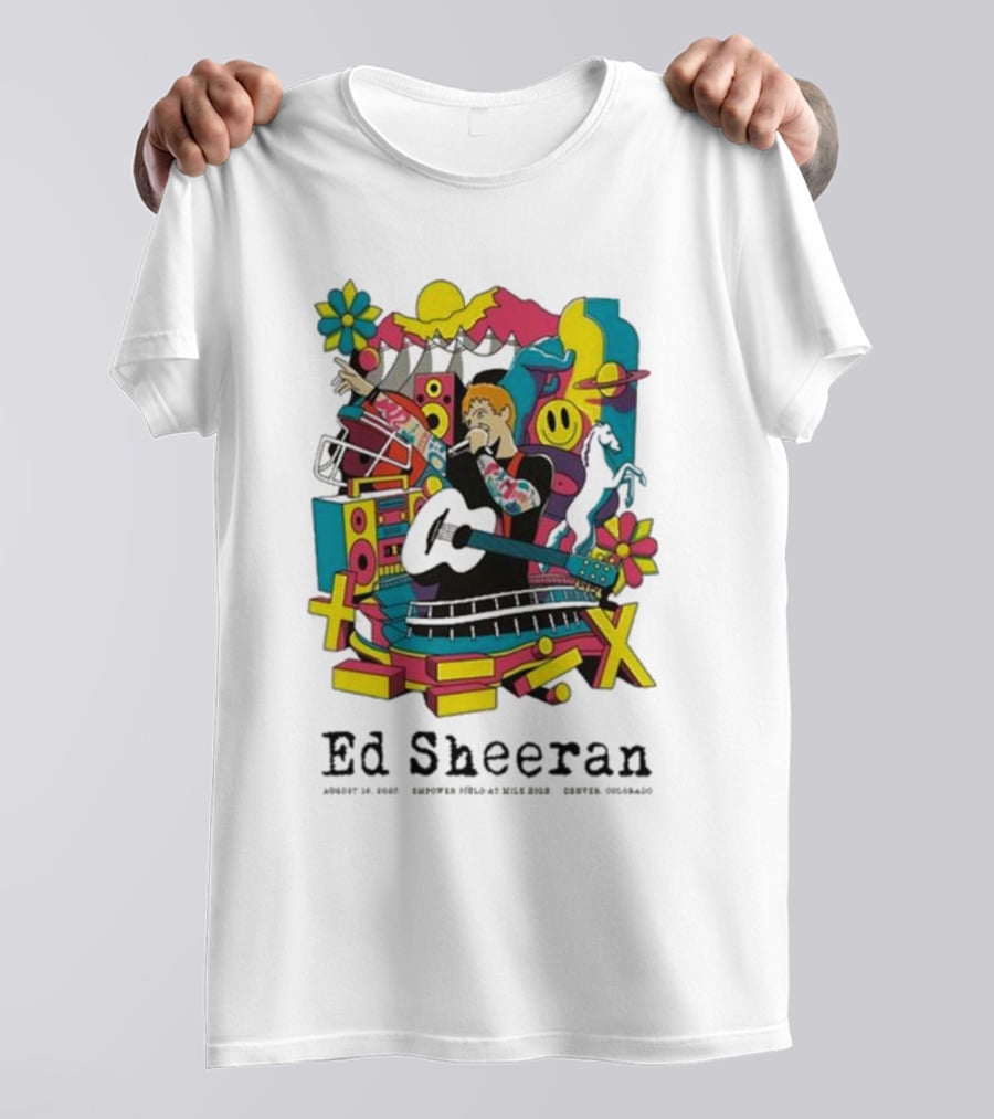Ed Sheeran August 19 Empower Explore Inspire T-Shirt