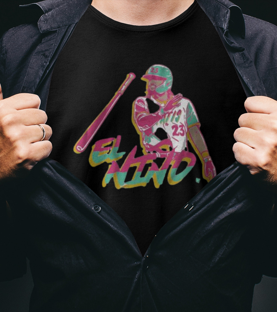 El Nino Fernando Tatis Jr Bat Flip City T-Shirt