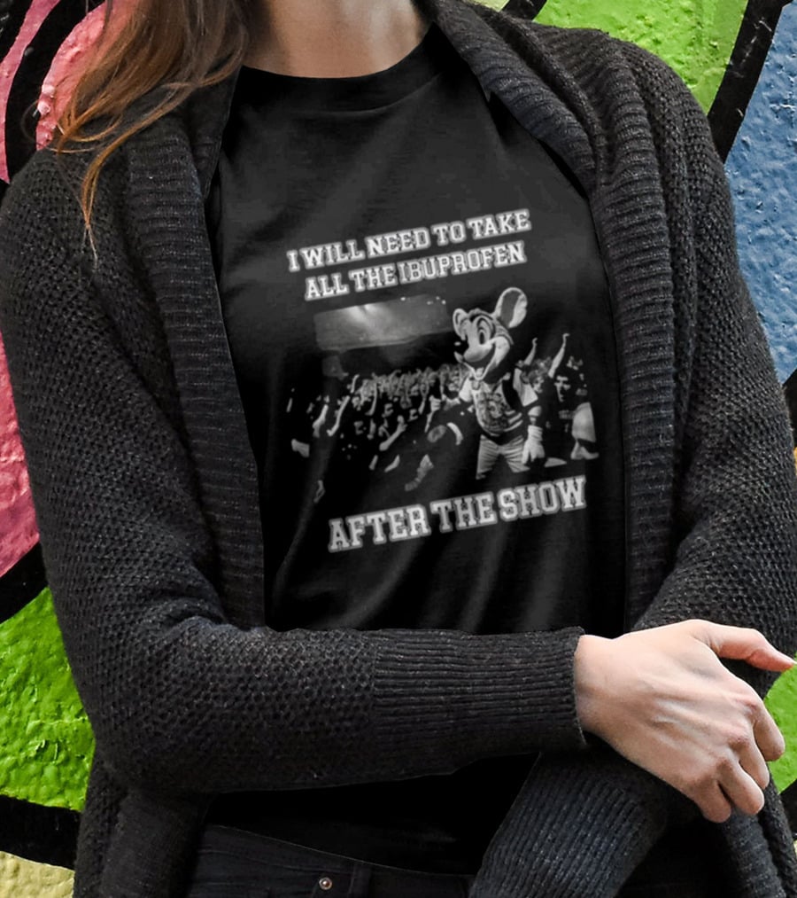 I Will Need To Take All The Ibuprofen After The Show Crowd Surfing Mouse T-Shirt