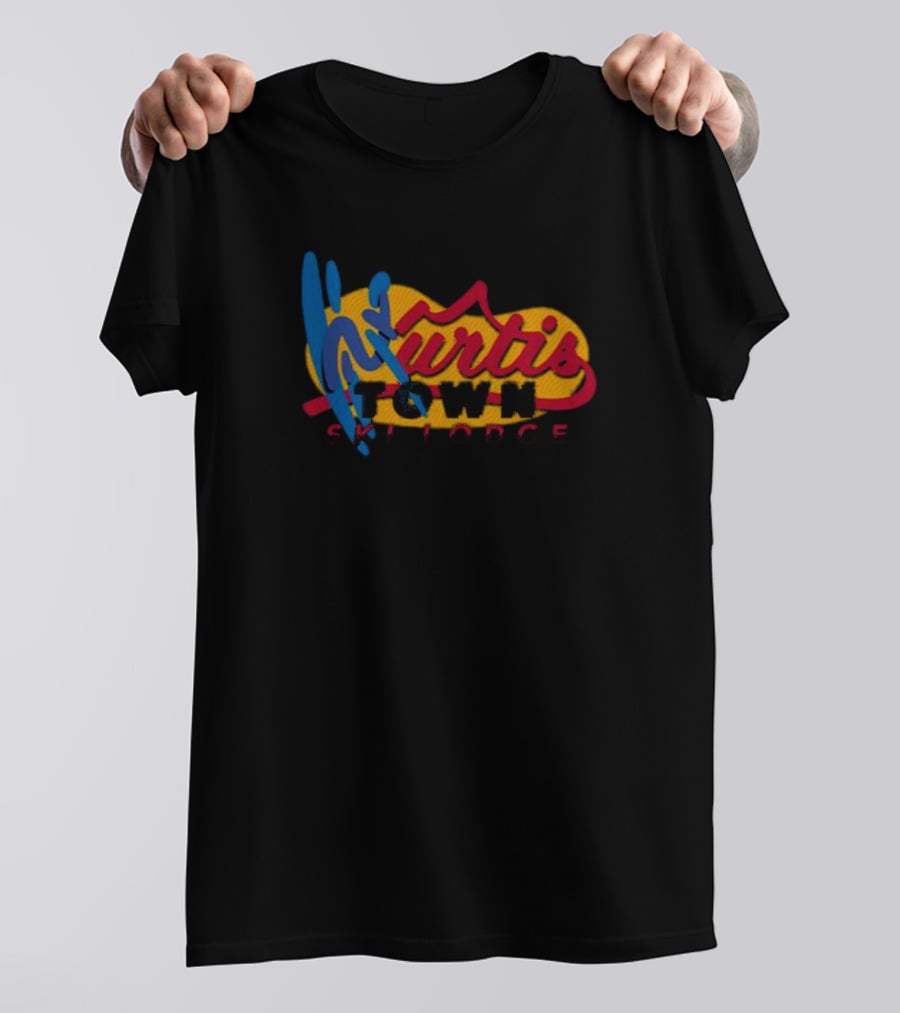 Kurtis Town Ski Lodge Est. 1994 T-Shirt