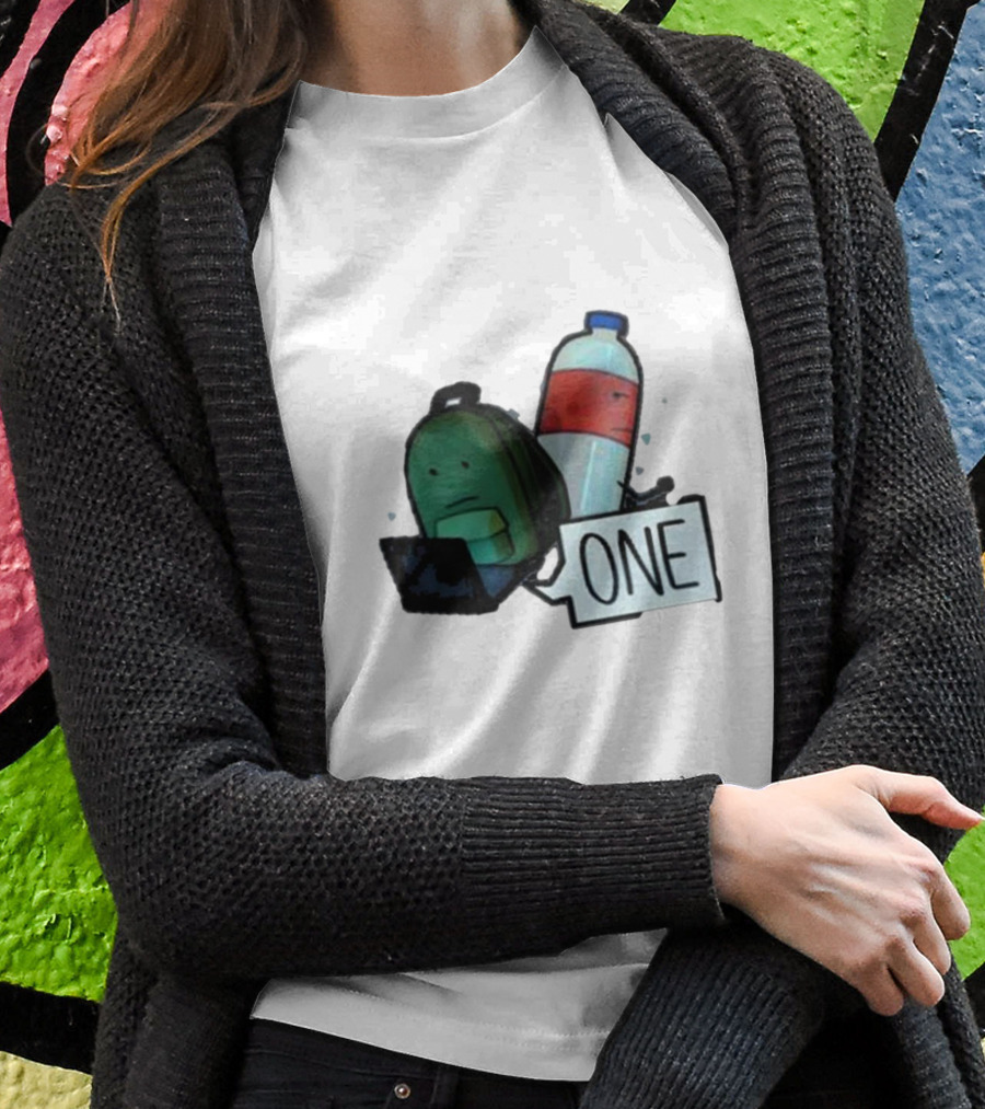ONE Mystery Solvers Backpack And Bottle T-Shirt