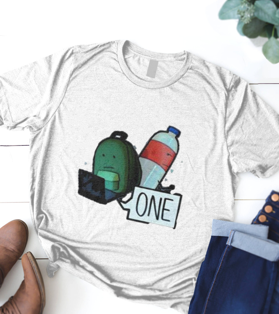 ONE Mystery Solvers Backpack And Bottle T-Shirt