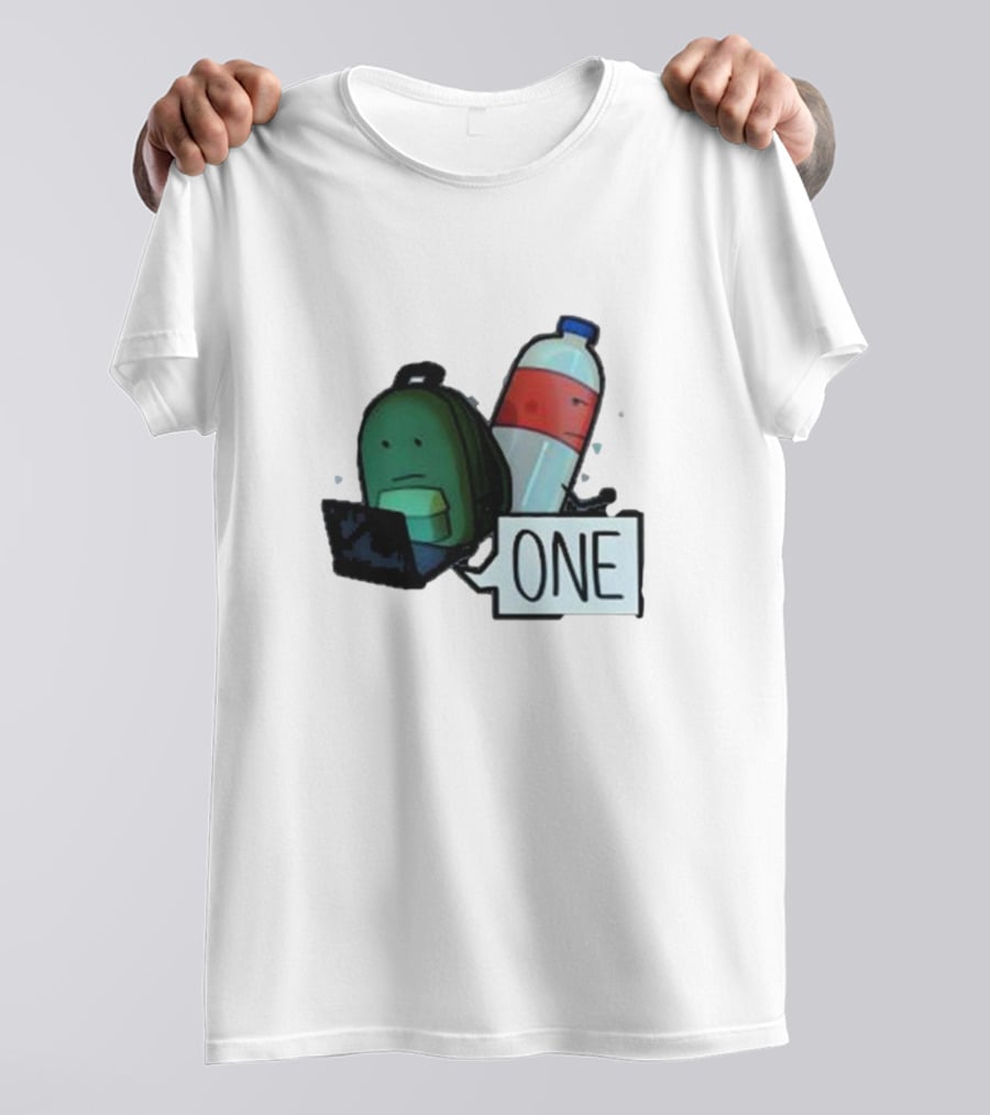 ONE Mystery Solvers Backpack And Bottle T-Shirt