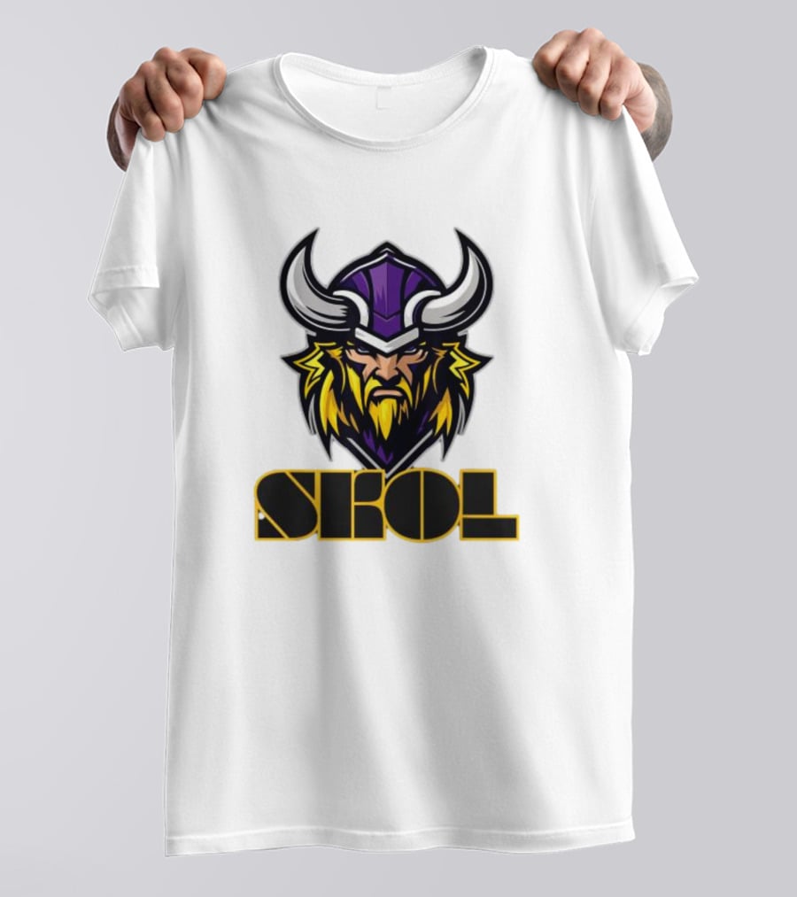SKOL Scandinavian Pride Minnesota Vikings Warrior T-Shirt