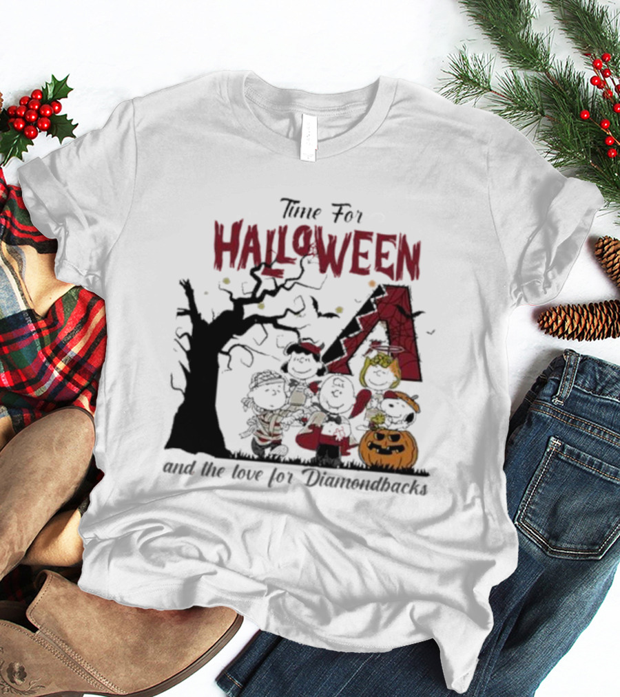 Time For Halloween And The Love For Diamondbacks T-Shirt
