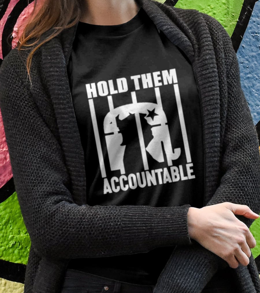 Hold Them Accountable Republican Elephant Jail Bars T-Shirt
