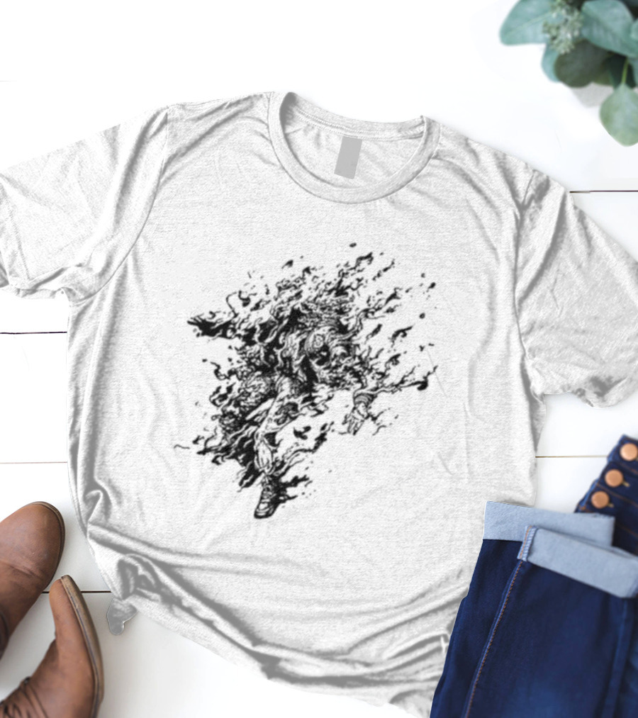 Exploding Fiery Abstract Jacket T-Shirt