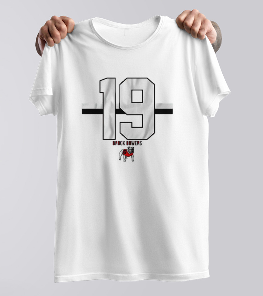 Georgia Football Brock Bowers 19 Bulldog T-Shirt