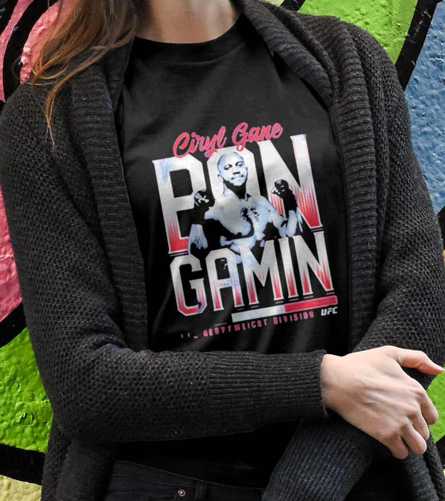 Ciryl Gane Bon Gamin Heavyweight Division UFC T-Shirt
