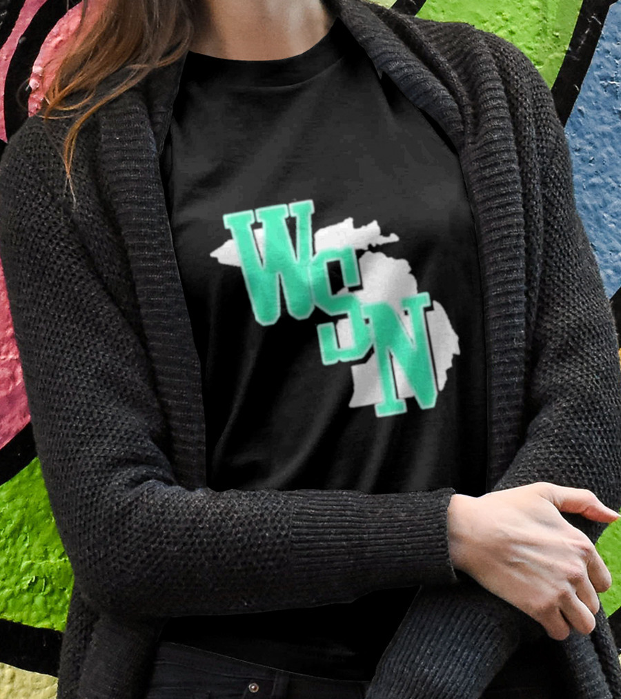 WSN Woodward Sports Michigan Text T-Shirt