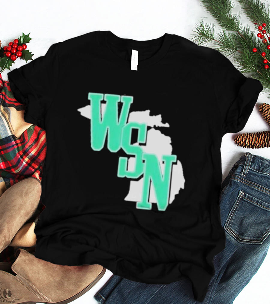 WSN Woodward Sports Michigan Text T-Shirt