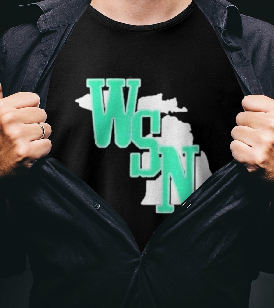 WSN Woodward Sports Michigan Text T-Shirt