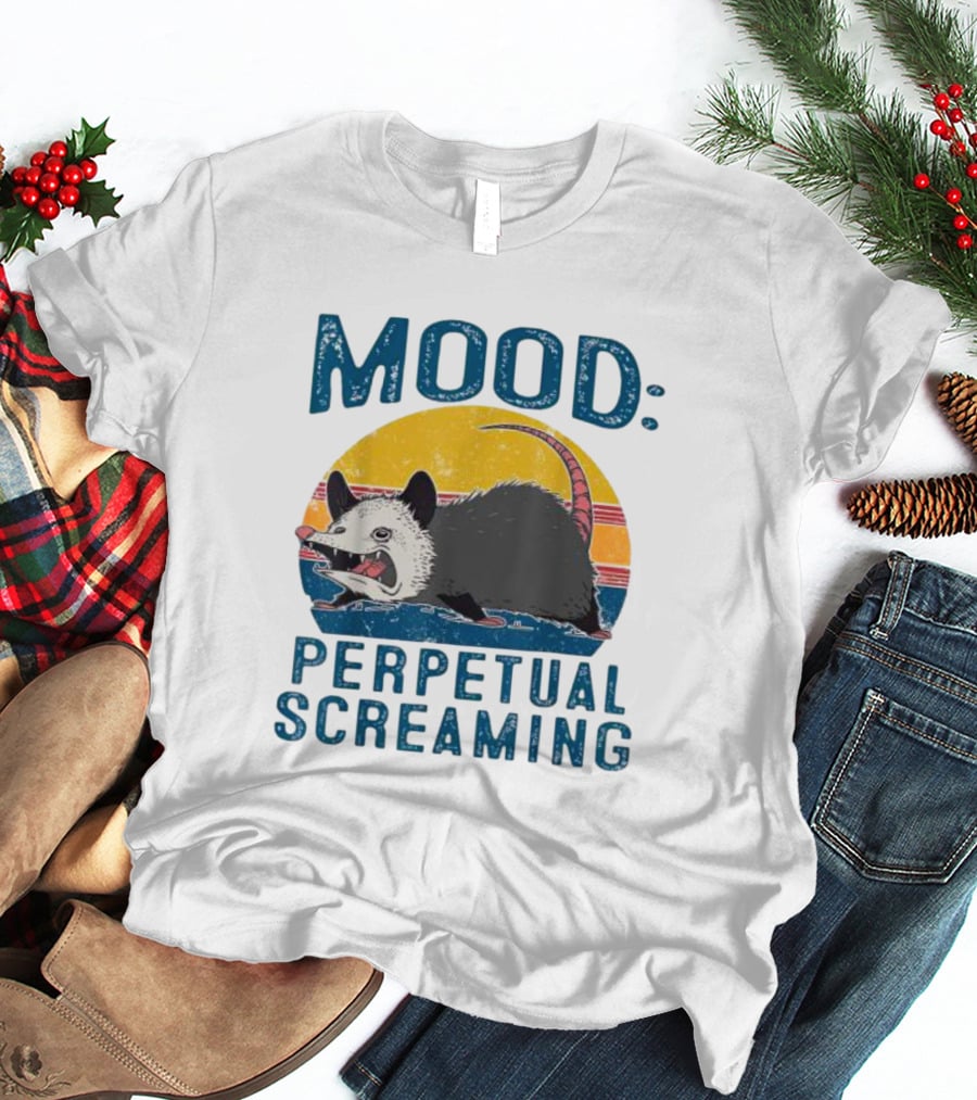 Mood Perpetual Screaming Opossum Vintage T-Shirt