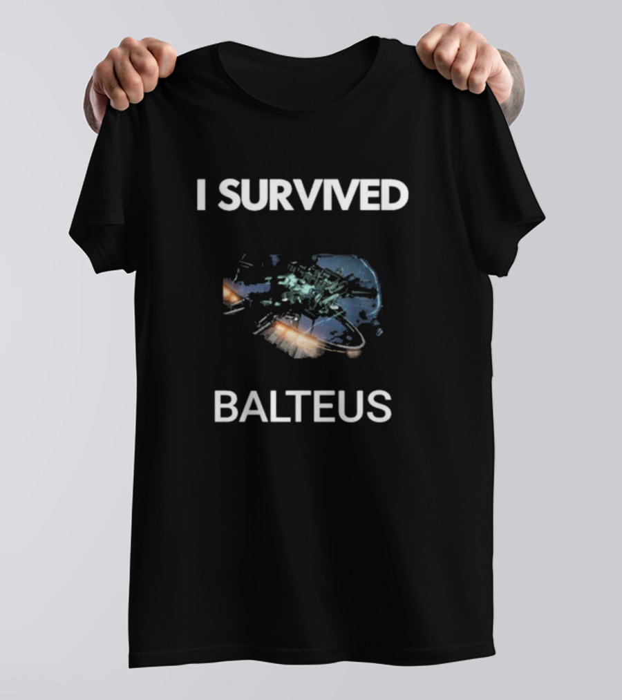 I Survived Balteus Video Game Boss Battle Achievement T-Shirt