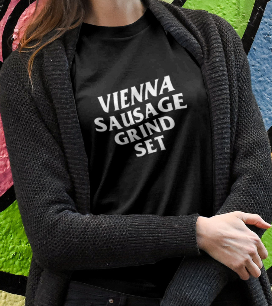 Vienna Sausage Grind Set Unique Sushi Fusion Concept T-Shirt