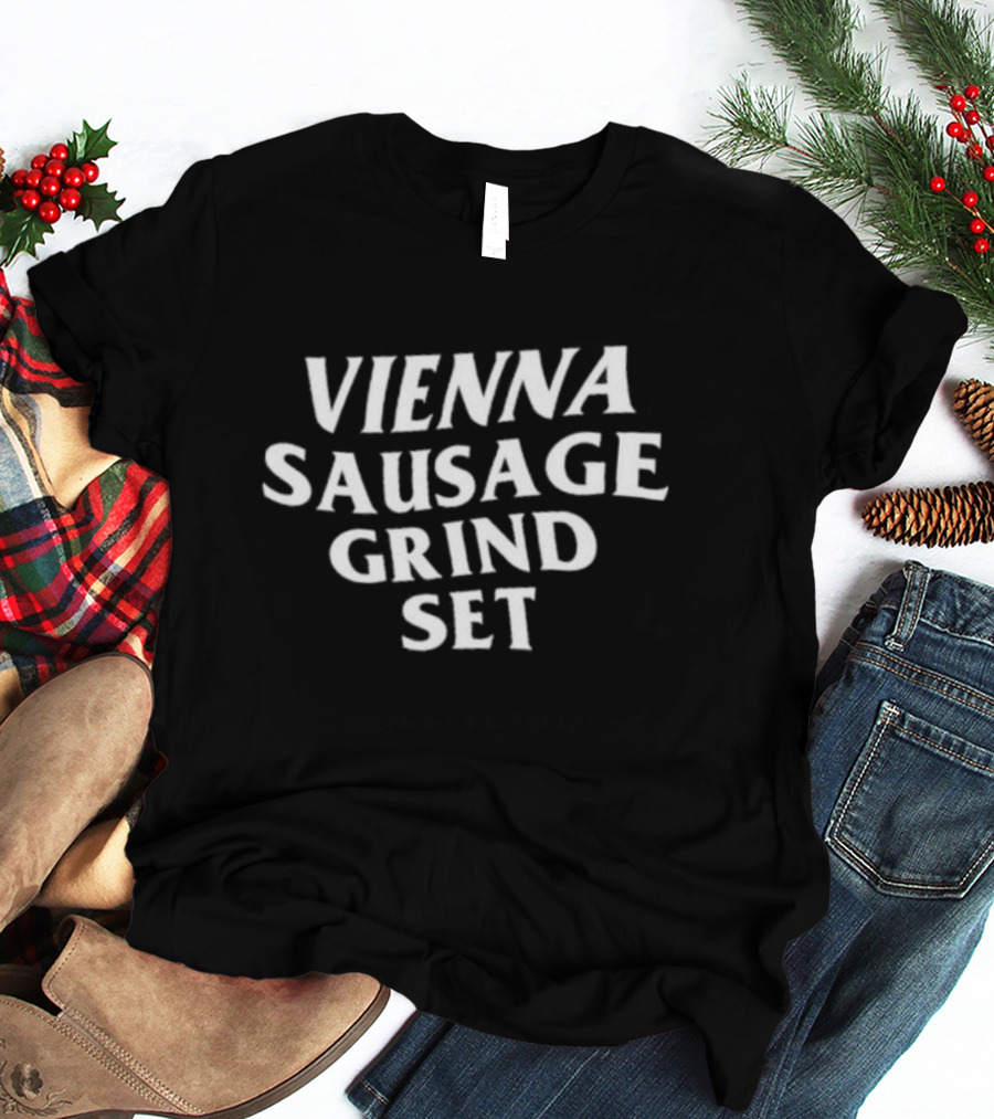Vienna Sausage Grind Set Unique Sushi Fusion Concept T-Shirt
