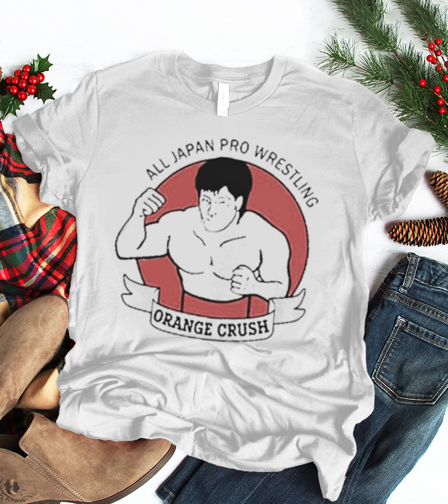 All Japan Pro Wrestling Orange Crush Kenta Kobashi T-Shirt