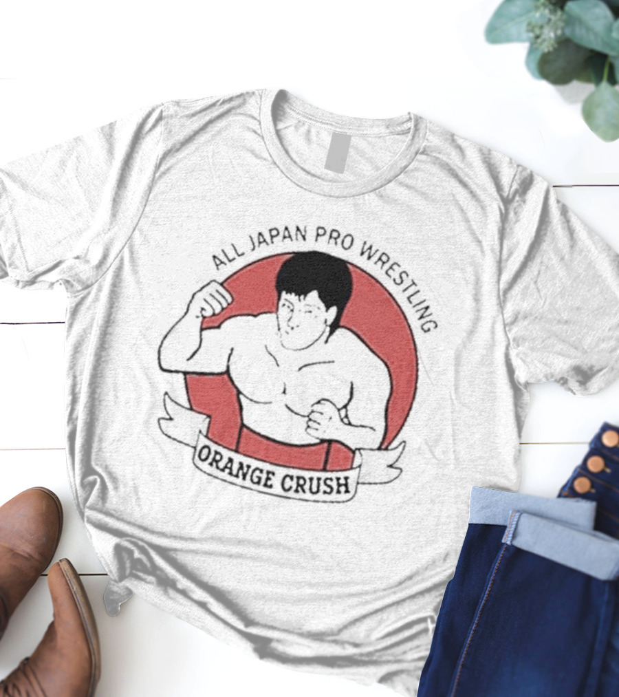 All Japan Pro Wrestling Orange Crush Kenta Kobashi T-Shirt