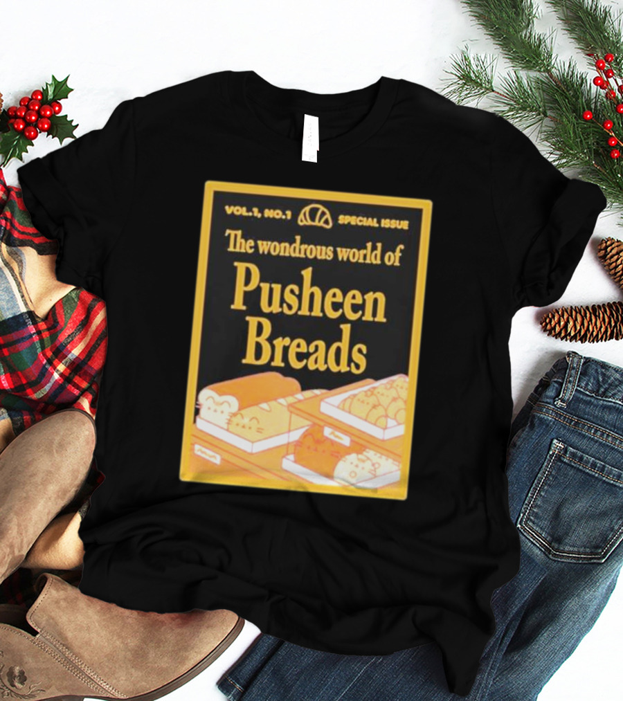 Vol. 1 No. 1 Special Issue The Wondrous World Of Pusheen Breads T-Shirt
