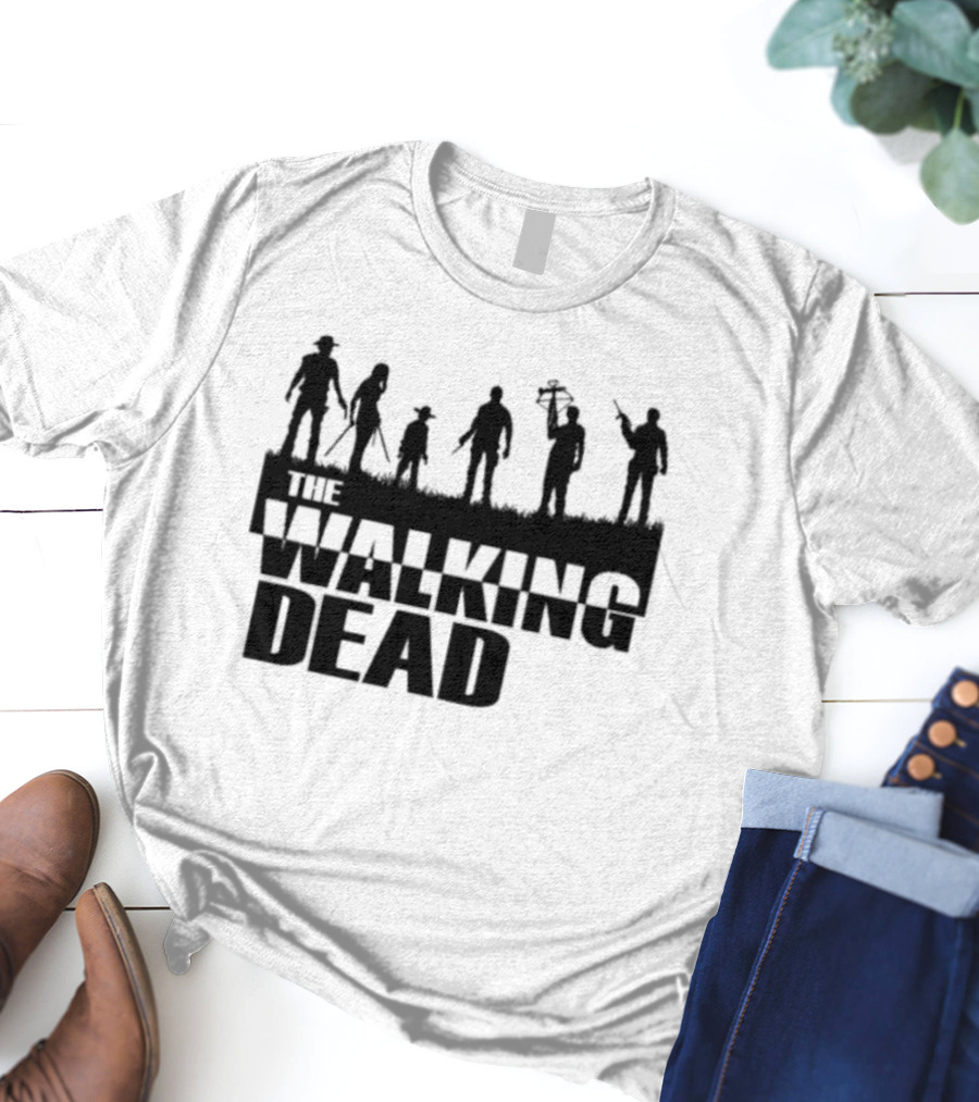 The Walking Dead Characters Silhouette Collection T-Shirt