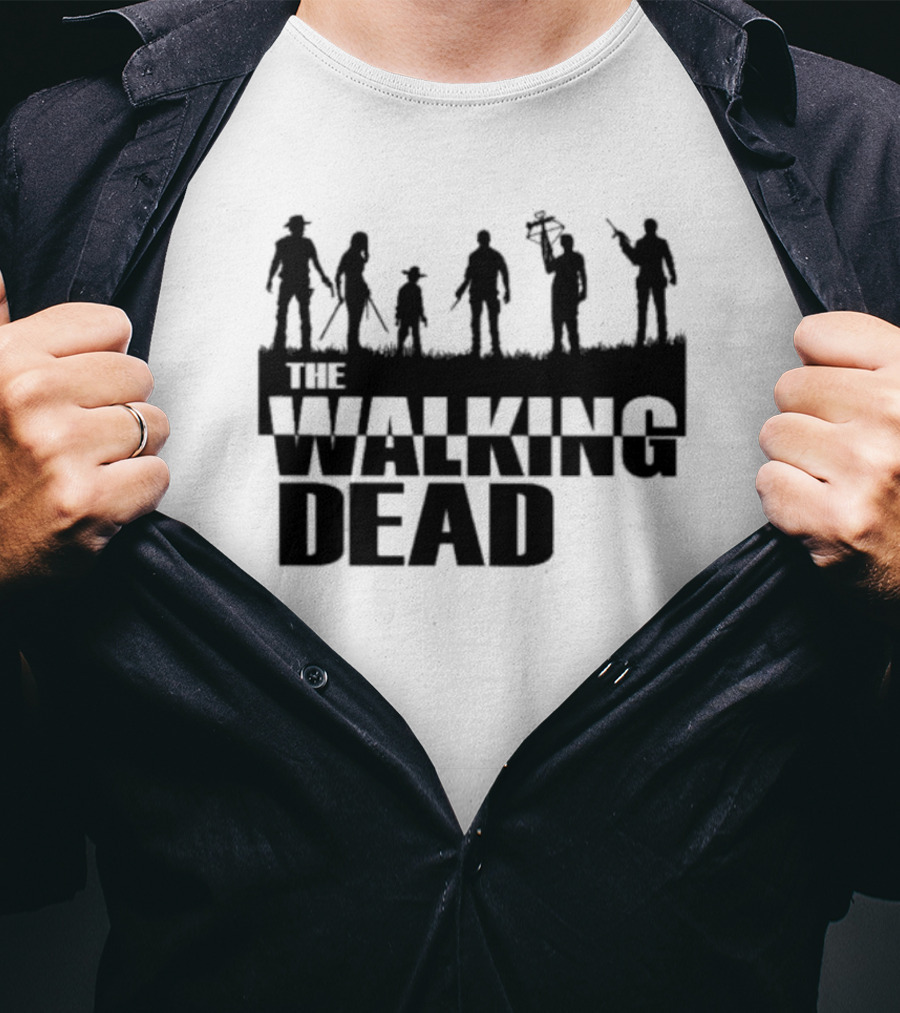 The Walking Dead Characters Silhouette Collection T-Shirt