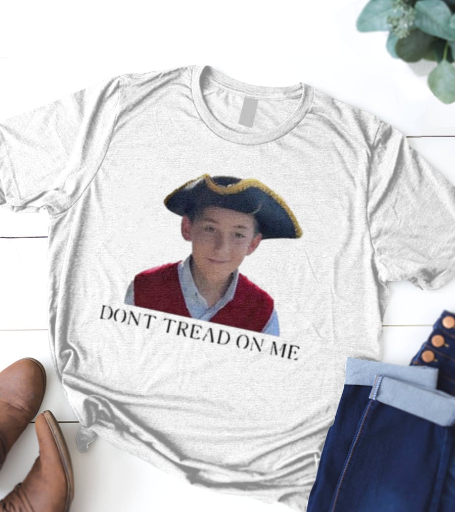 12 Year Old Boy Don't Tread On Me Revolutionary Hat T-Shirt