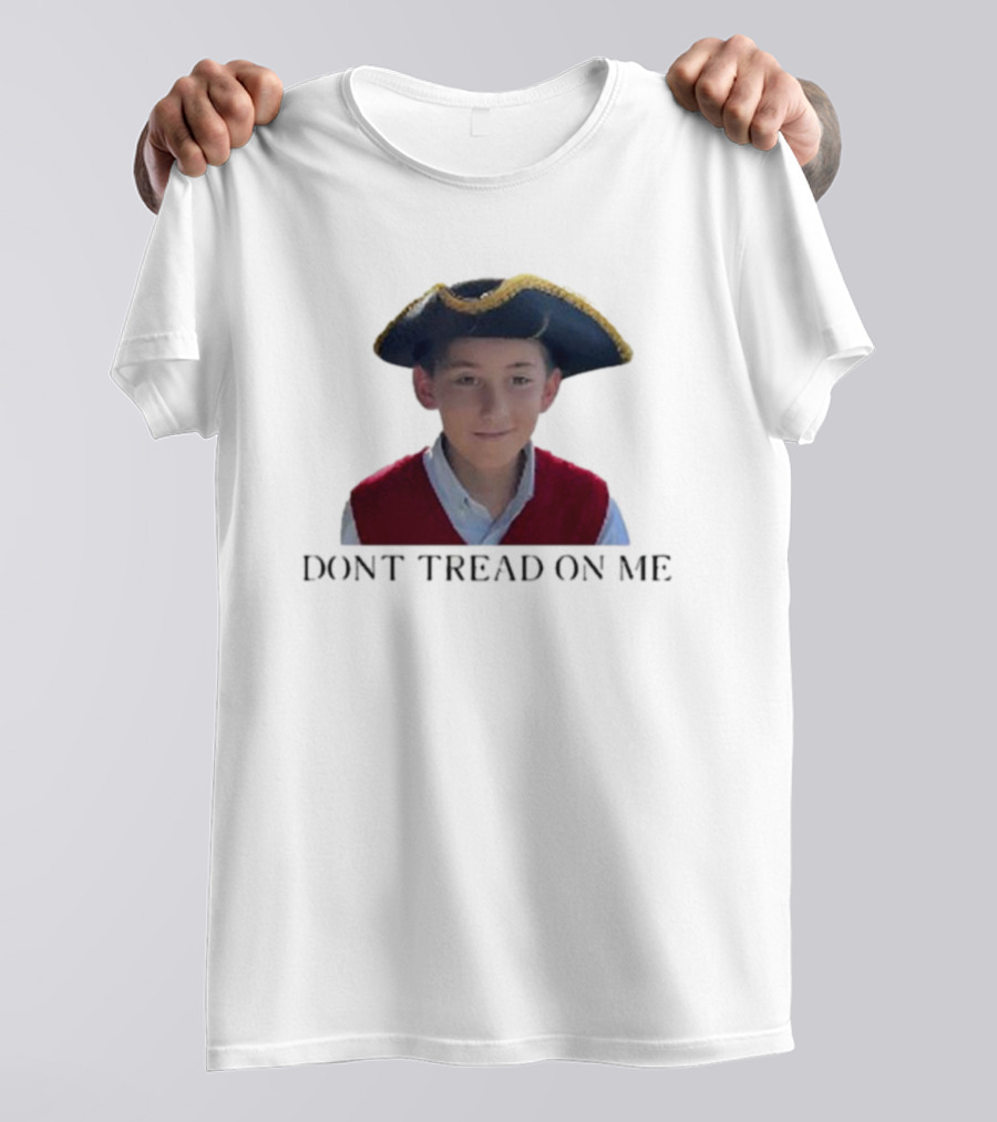 12 Year Old Boy Don't Tread On Me Revolutionary Hat T-Shirt
