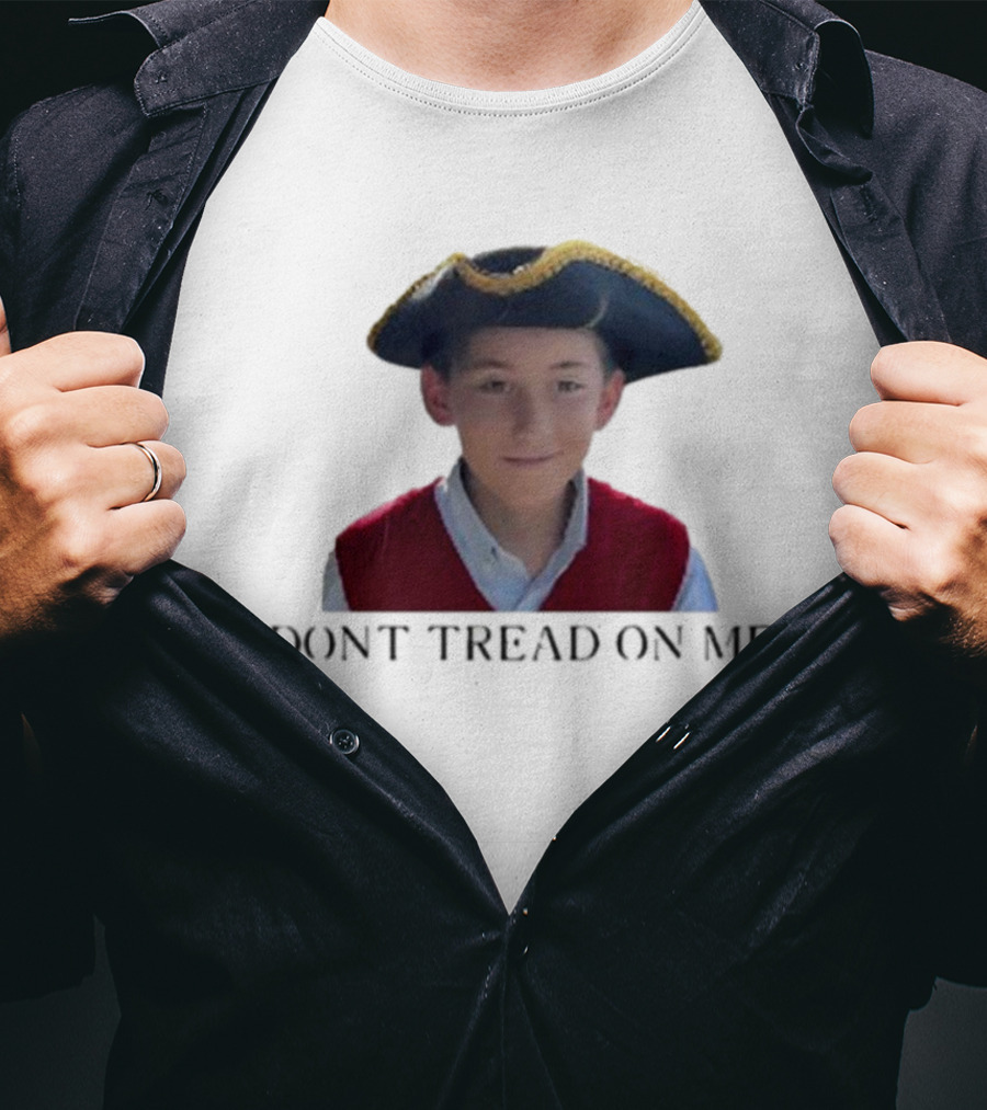 12 Year Old Boy Don't Tread On Me Revolutionary Hat T-Shirt