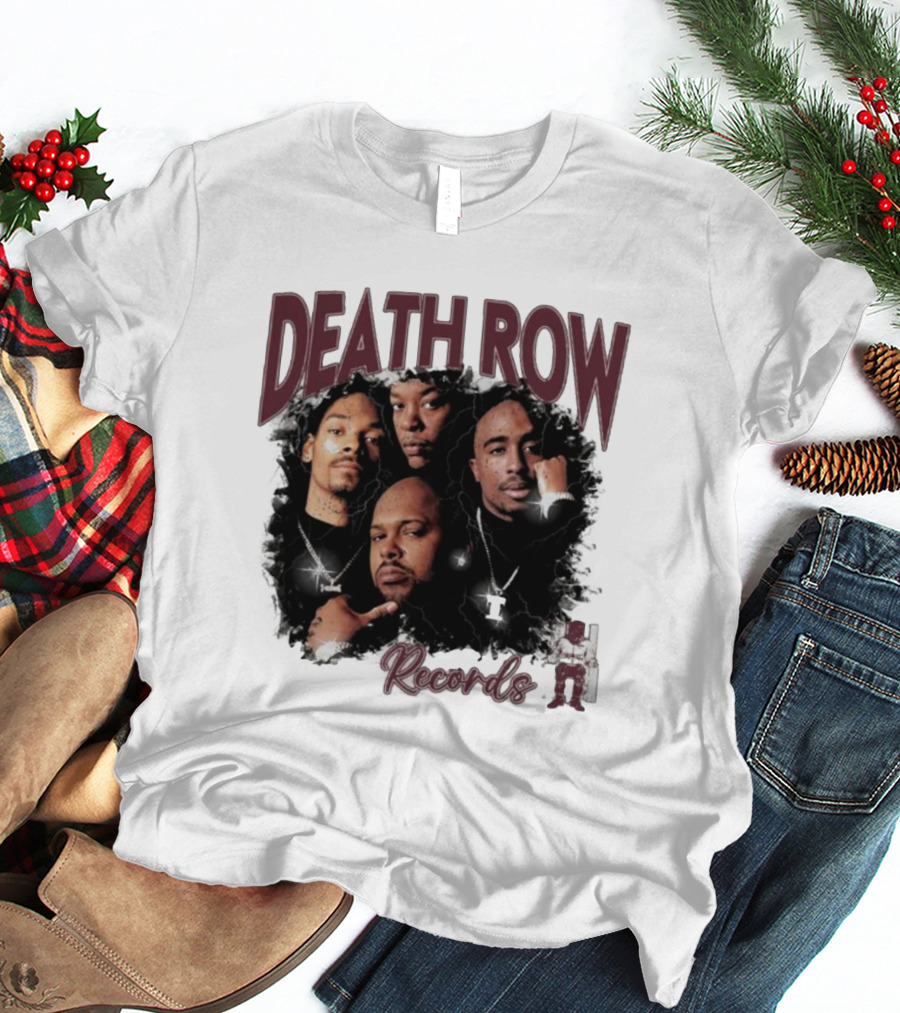 Burgundy Death Row Records Legends 5s T-Shirt