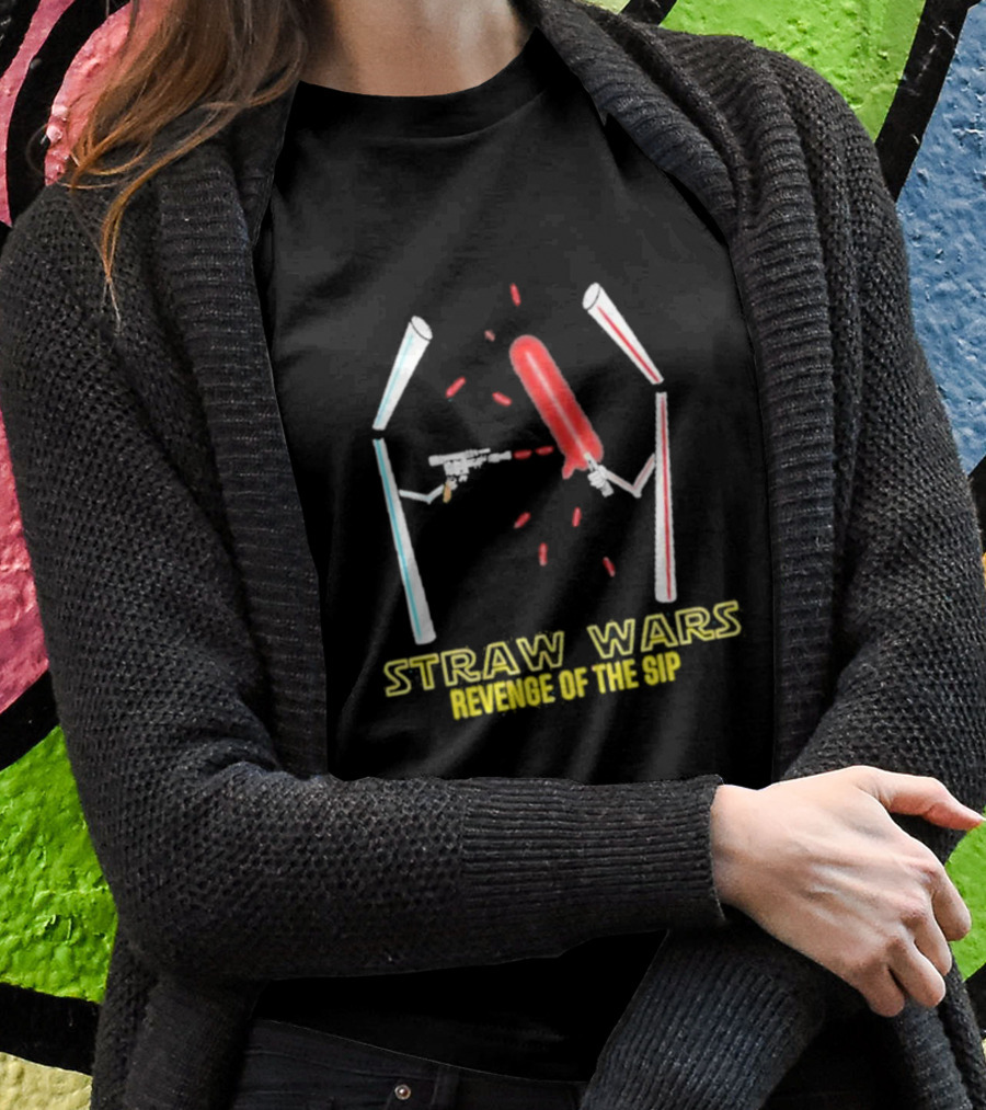 Straw Wars Revenge Of The Sip T-Shirt