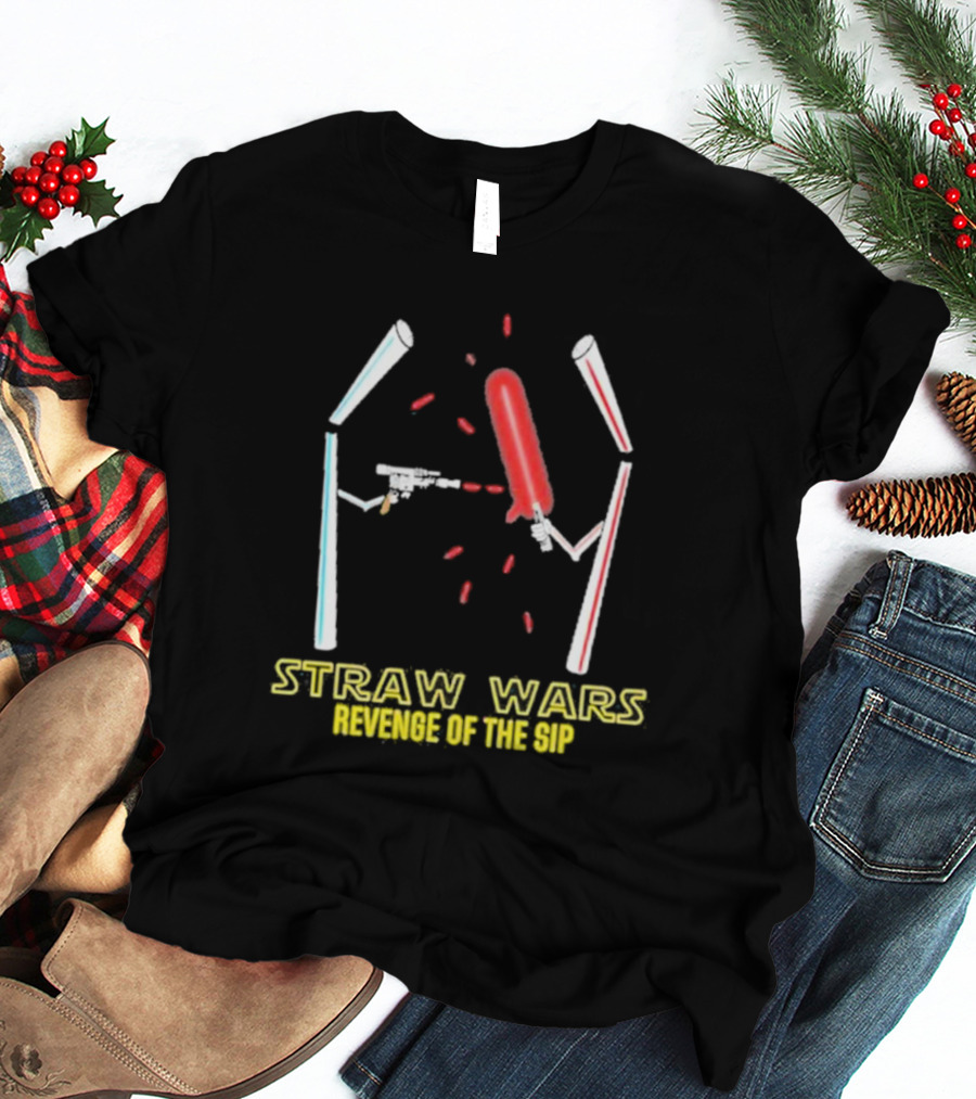 Straw Wars Revenge Of The Sip T-Shirt