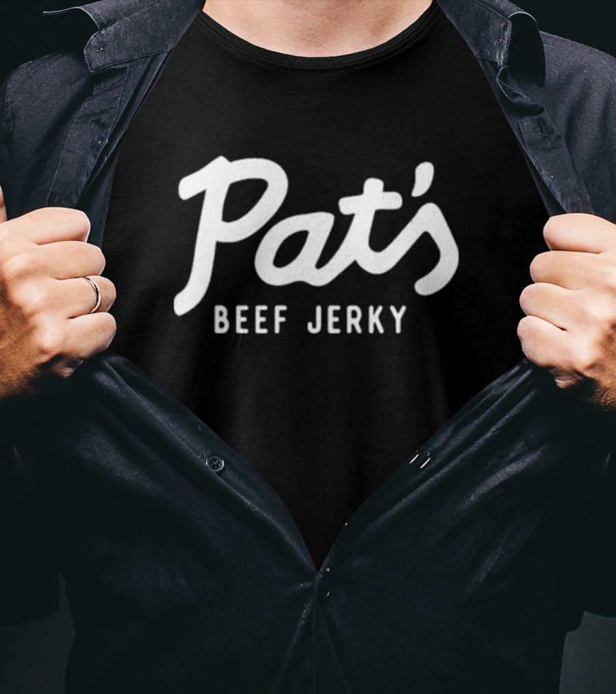 Pat's Beef Jerky Script T-Shirt