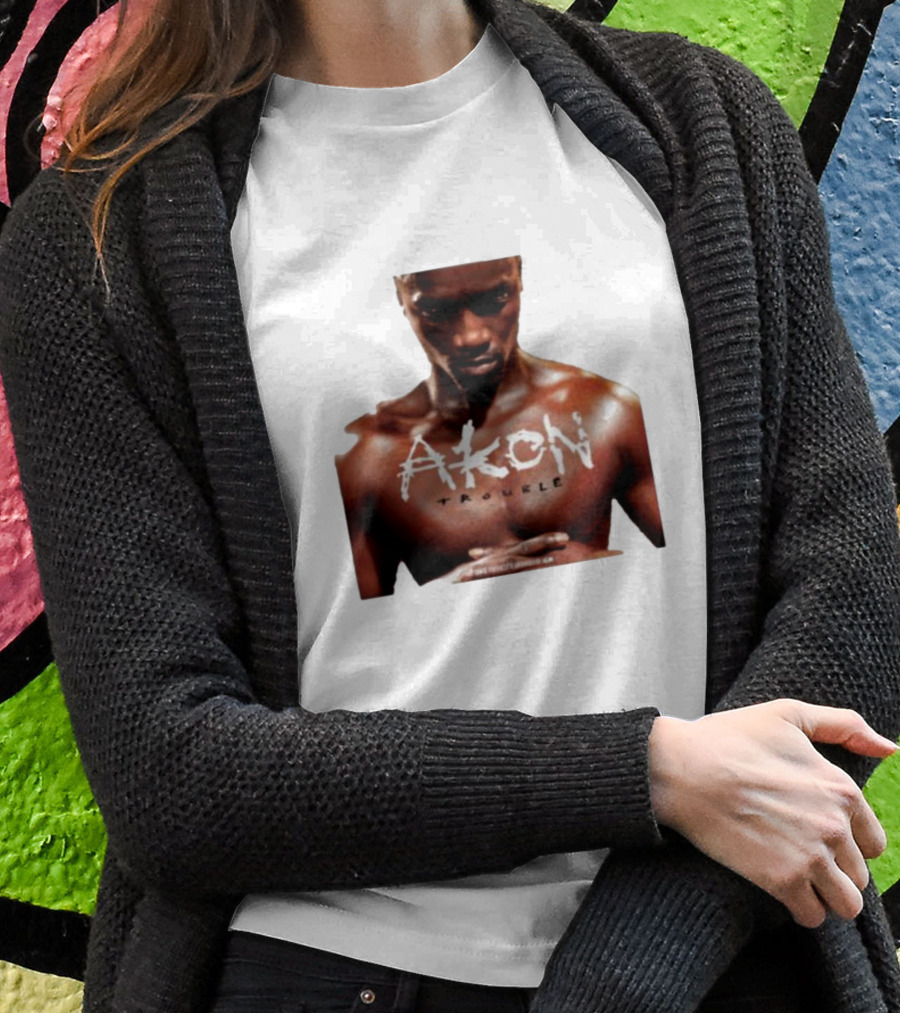 Akon Trouble Album Cover Image T-Shirt
